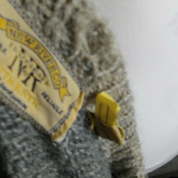 Vtg Nordic Fair Isle Ski Lodge Wool Mens Sweater - Picture 7 of 7